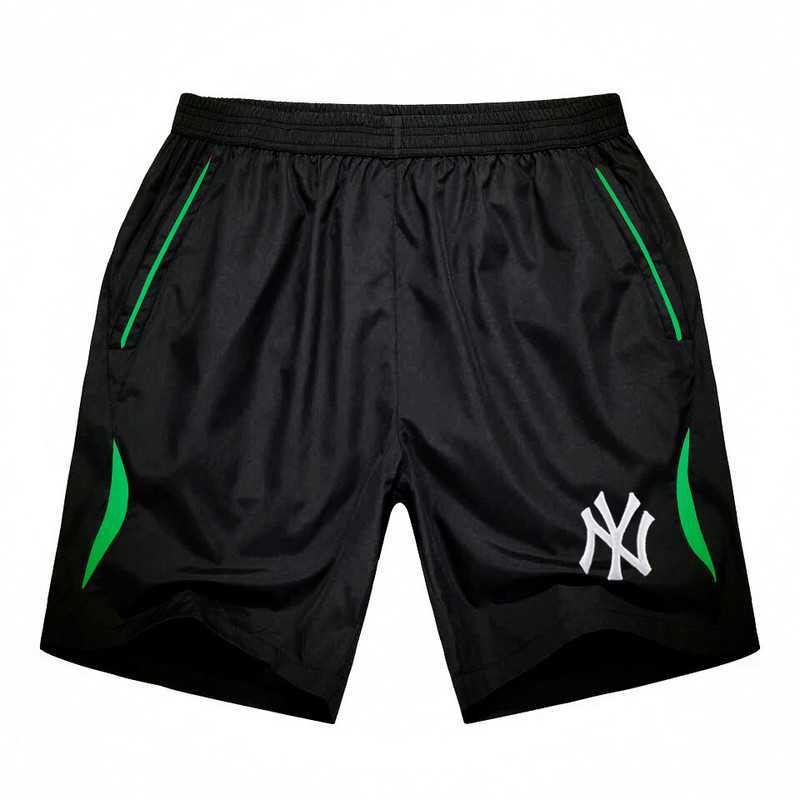 Men's New York Yankees Black Green Stripe MLB Shorts,We sell and wholesale Men's New York Yankees Black Green Stripe MLB Shorts on line form chian!